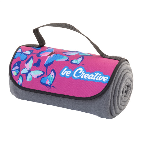 Custom Rpet Polar Blanket Reporta - Grey