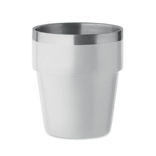 Double wall tumbler 250 ml Acerito - White