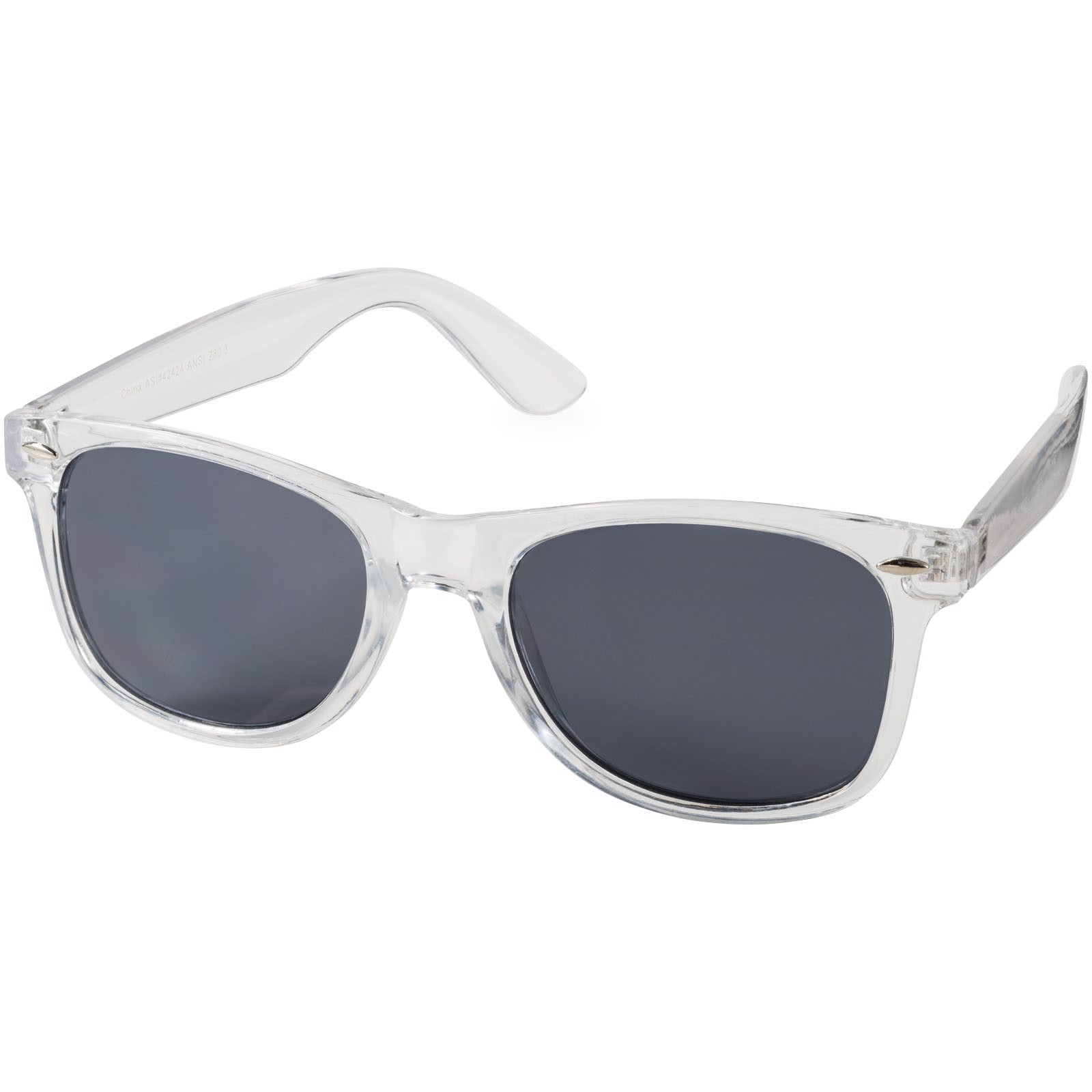 Sun Ray sunglasses with crystal frame - Transparent Clear