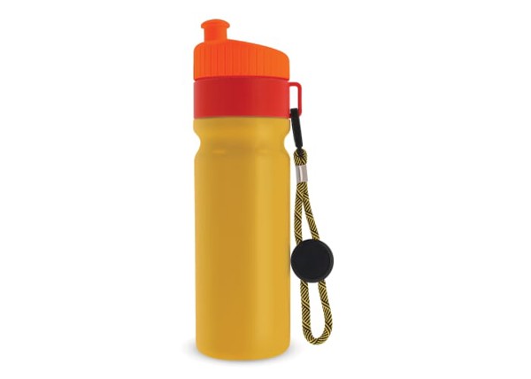 Sports bottle with edge and cord 750ml - Combination