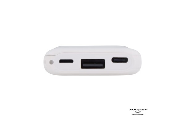 Xoopar Mr. Bio powerbank set, 7000mAh R-ABS - White