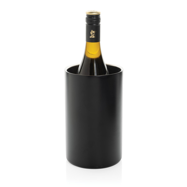 Kbelík na víno Vino z recyklované nerezové oceli - Černá