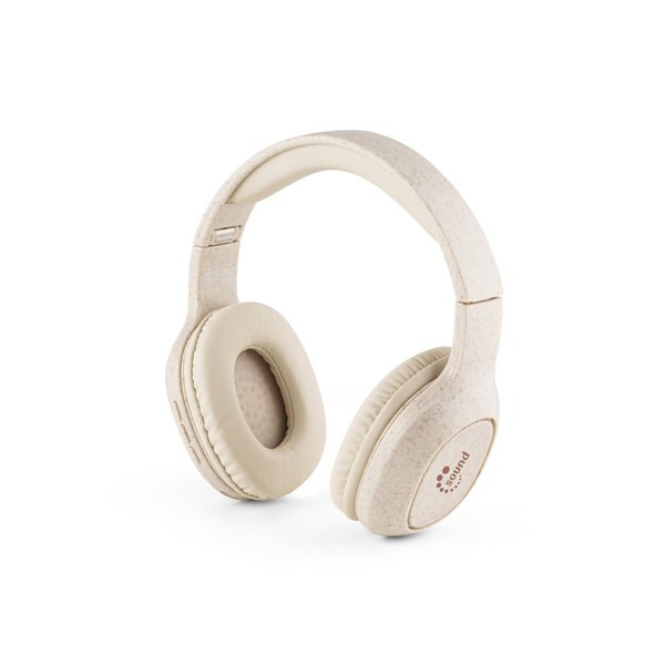 PS - FEYNMAN. Wheat straw fibre and ABS wireless headphones
