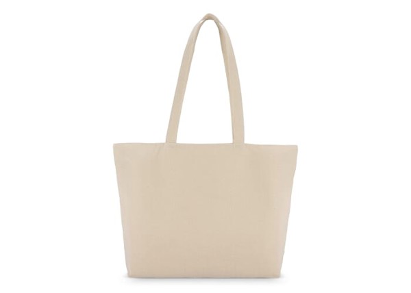 Cotton Tote bag with zip OEKO-TEX® 47 x 11 x 35cm 320g/m²
