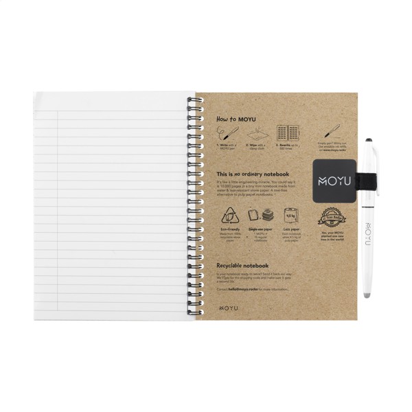 MOYU Erasable Stone Paper Notebook CraftCover 18 pages