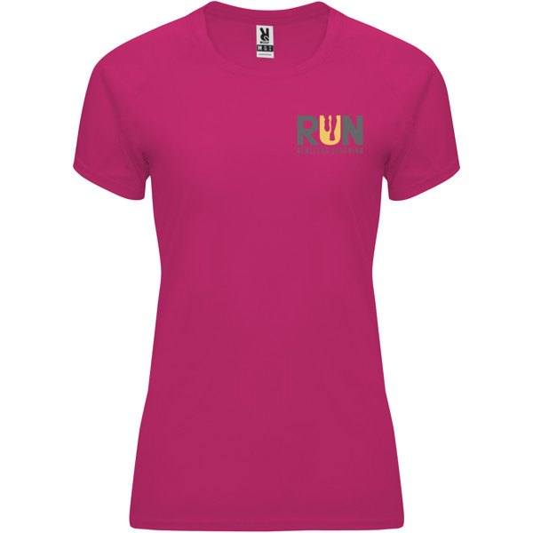 T-shirt sportiva a maniche corte da donna Bahrain - Rosetta / L