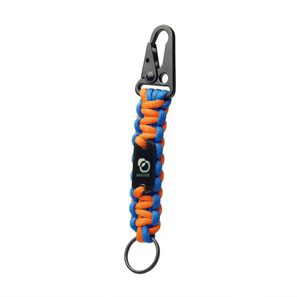 STRAND - BND1552 - RPET Porte-clés tressé avec crochet