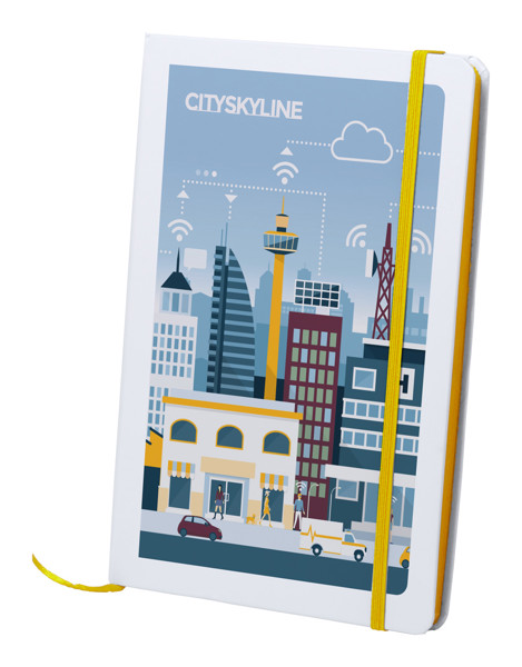 Notebook Pendula A5 - Yellow / White