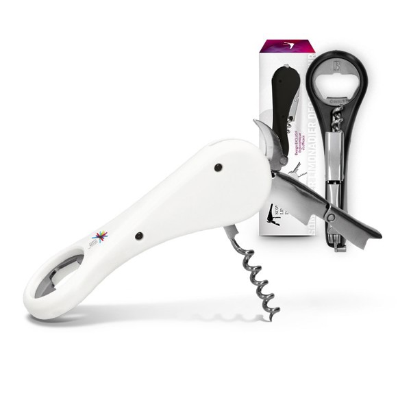 SOMMELIER LIMONADIER TIRE-BOUCHON DECAPSULEUR - Blanc
