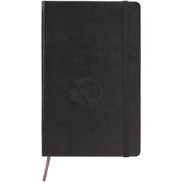 Moleskine Classic L hard cover notebook - dotted - Solid Black