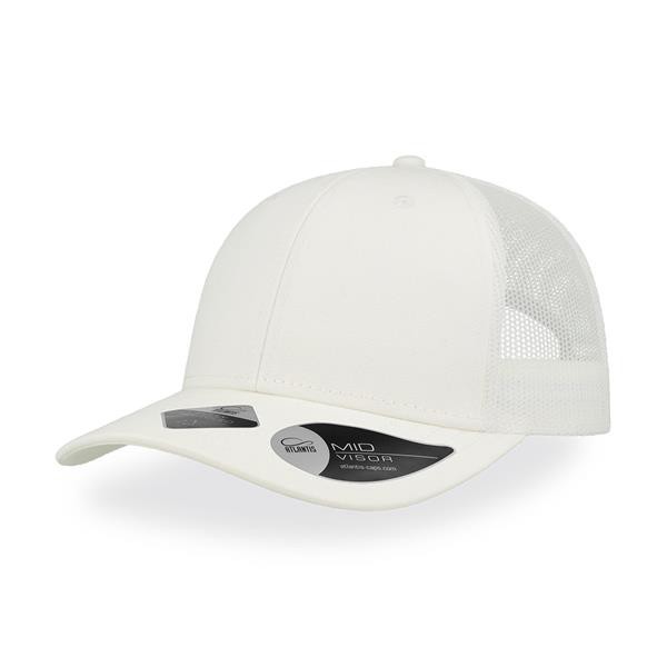 Boné Recy Three, 60% Algodão Canvas Reciclado Certificado - Branco