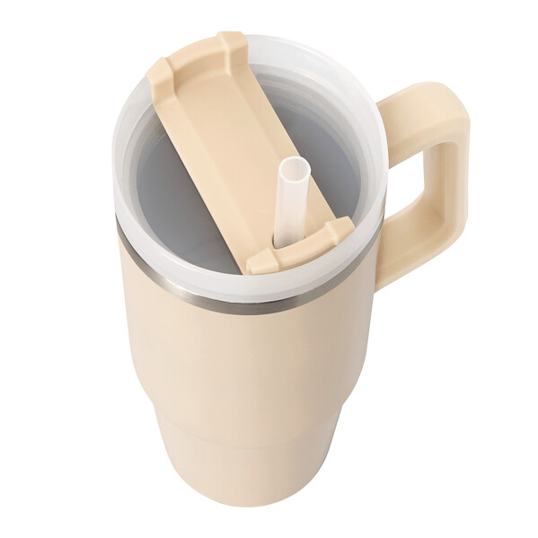 Vákuový pohár na pitie Drink Deluxe - Béžová