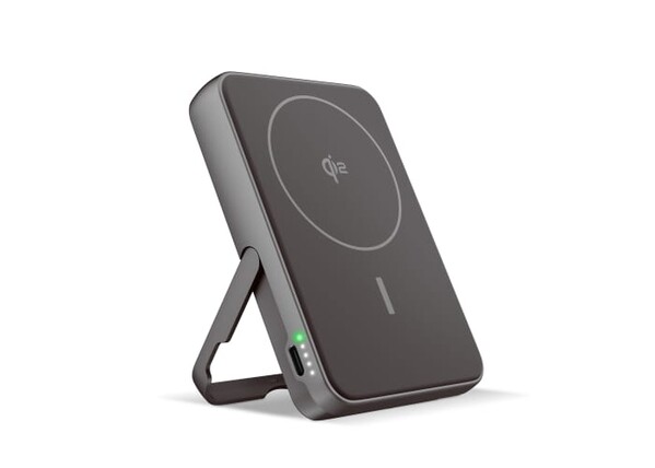 Fresh 'n Rebel Draadloze Powerbank 10000mAh Geschikt voor MagSafe - Donker Grijs