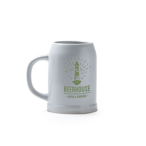 Personalised ceramic mug 700 ml with wide handle
