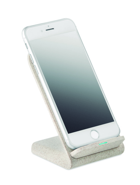 Layaback wireless charger 10W, wheat straw blend