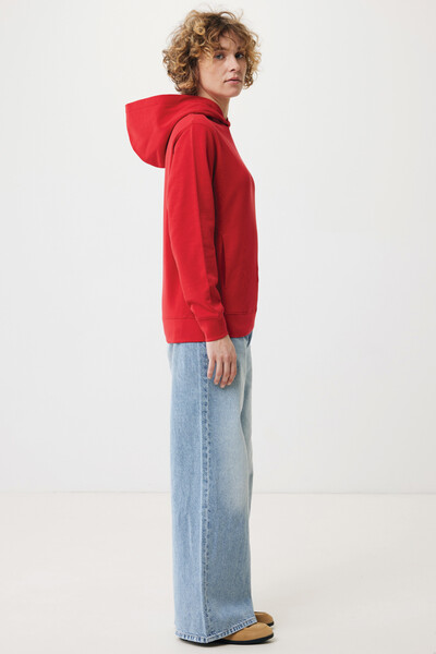 Iqoniq Yengo recycled cotton hoodie with sidepockets - Red / S