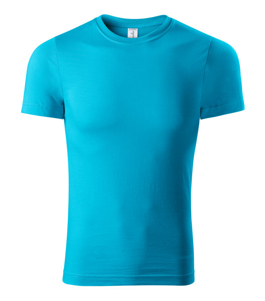 Tričko Unisex Piccolio® Paint - Tyrkysová / S