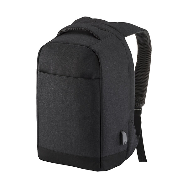 Pc-Rucksack Mit Anti-Diebstahl-Verschluss, Mit Usb-Buchse, Polyester