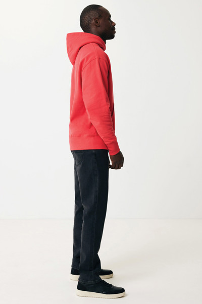 Sweat à capuche en coton recyclé Iqoniq Yoho - Luscious Red / XXXL