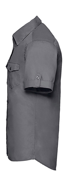Men's Roll Sleeve Shirt - White / S