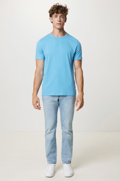 T-shirt en coton recyclé Iqoniq Bryce - Tranquil Blue / XXL