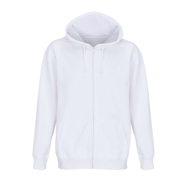 Sol's Carter - Unisex Full-Zip Hoodie - White / M