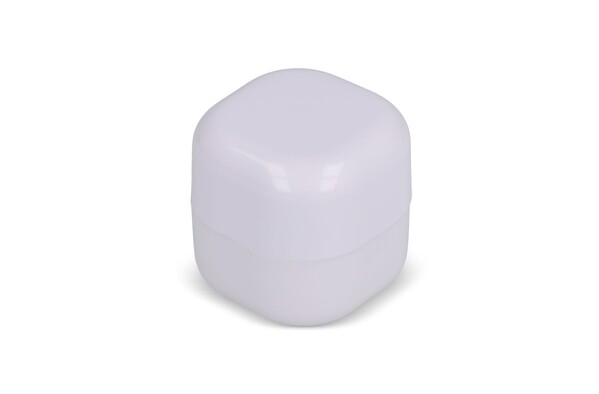 Cubic lipbalm recycled ABS - White