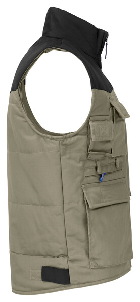 2806 PADDED VEST CONTRAST 0410999 KHAKI S