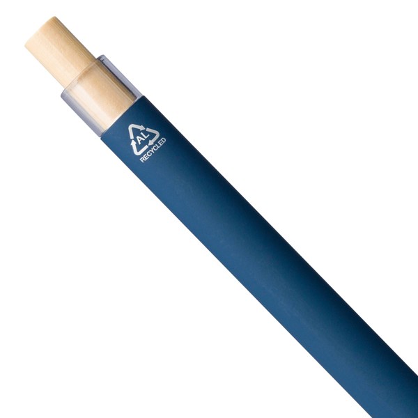 Gerecyclede aluminium balpen Kira - wit