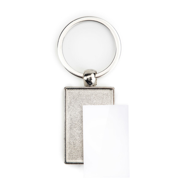 Porta-Chave Sm-40 P/ Impressão Uv, 2 Faces (25X40mm) - Prateado