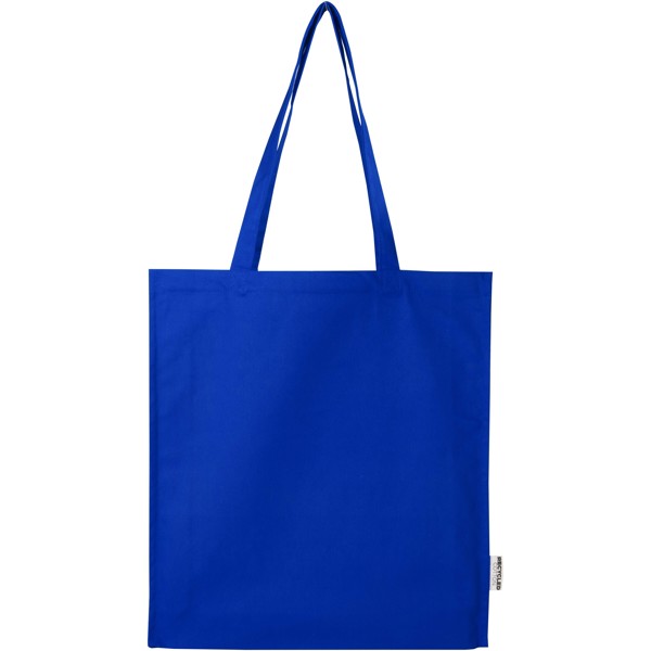 Sac shopping à soufflets Florida certifié GRS 270 g/m² 14L - Bleu royal