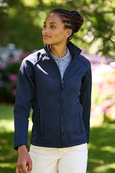 Women's Uproar - Interactive Softshell - Oxford Blue / Seal Grey / S
