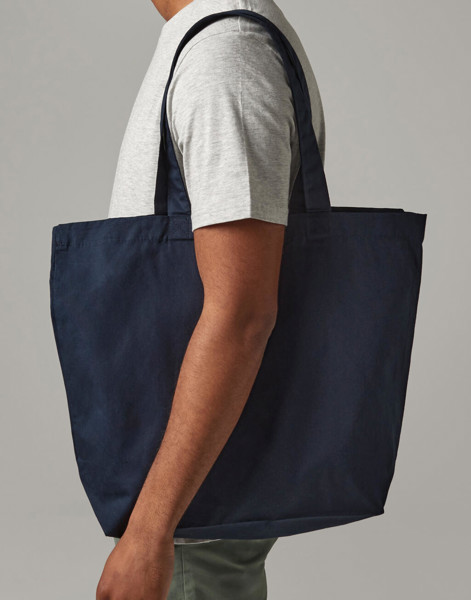 Premium Cotton Maxi Tote - Graphite / ONE SIZE