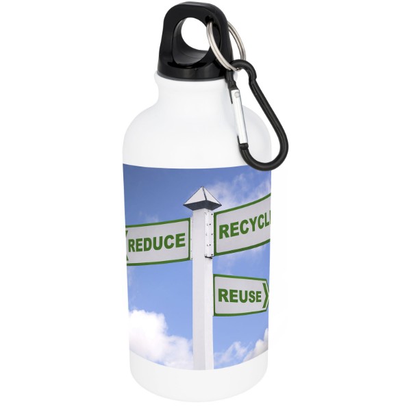 Oregon 400 ml sublimation water bottle - White