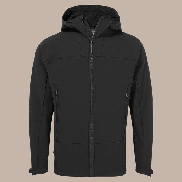 Expert Active Hooded Softshell Jacket - Black / 3XL