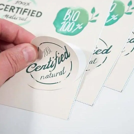 Custom Shaped Stickers on A4 sheet