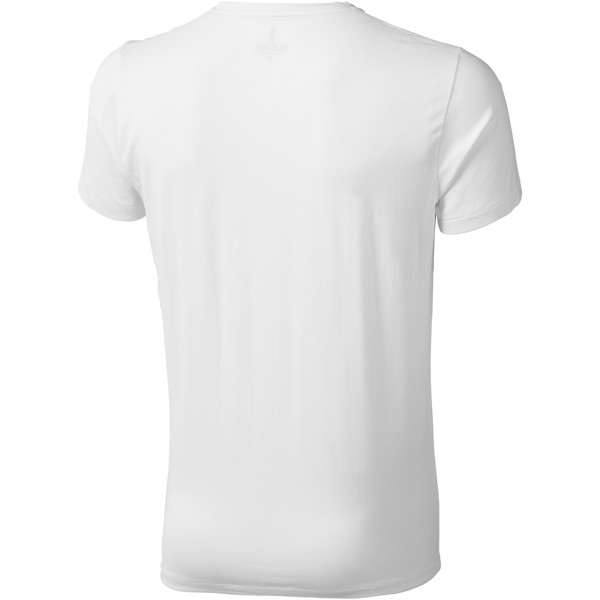 Kawartha short sleeve men's organic V-neck t-shirt - White / 2XL