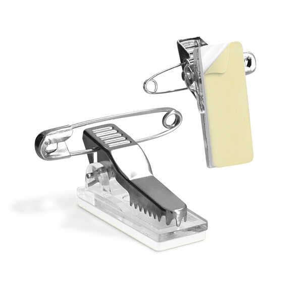 PINCES-EPINGLES AVEC AUTO-ADHESIF