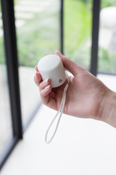 Bluetooth speaker Peblo | Recycled - white