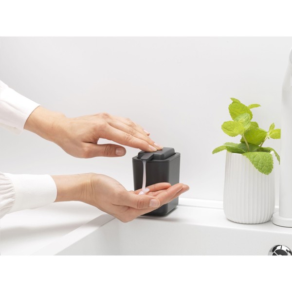 Brabantia Sinkside Distributeur de Savon 200 ml - gris foncé