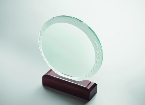 Plaque trophée ronde Keen