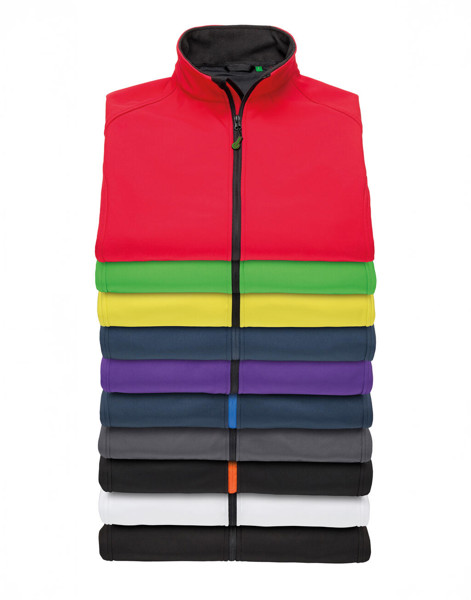 Ladies' Printable Softshell Jacket - White / Black / S (10)