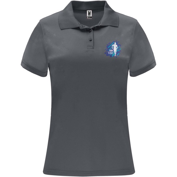 Polo sport Monzha à manches courtes pour femme - Lead / L
