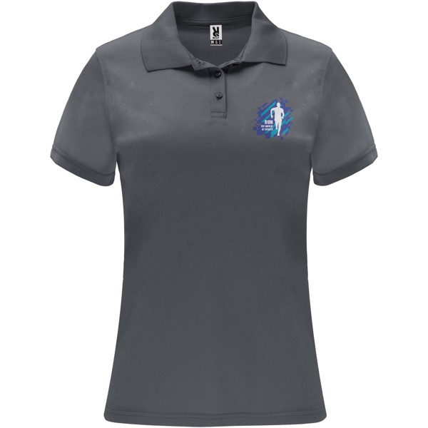 Polo sport Monzha à manches courtes pour femme - Lead / S