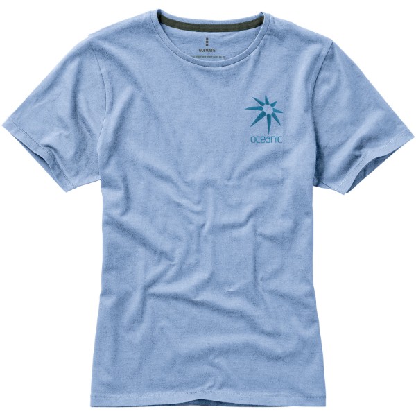T-shirt de manga curta Nanaimo de mulher - Azul claro / XS
