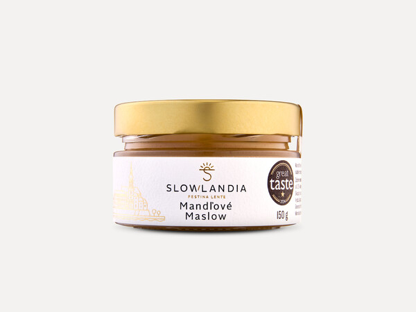 Mandľové maslow 150g - natural sklo
