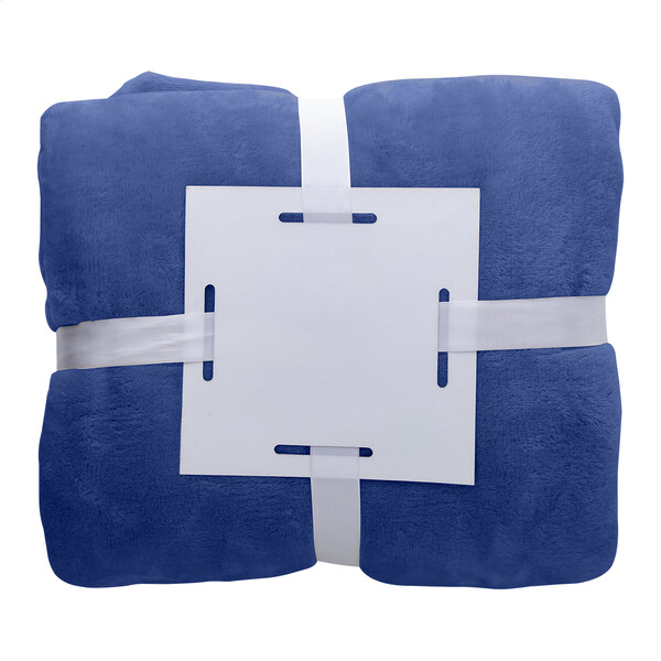 Couverture polaire en flanelle Espoo - Bleu