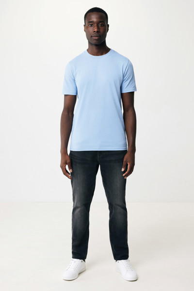 T-shirt en coton recyclé IQONIQ Brett - Sky Blue / S