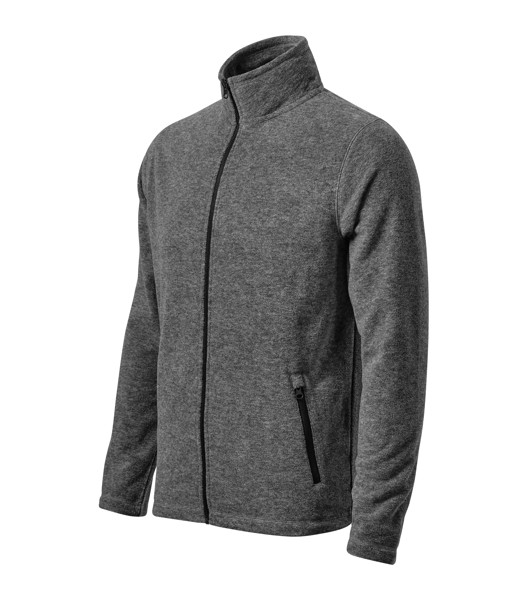 Micro Fleece Men’S Malfini® Factor - Black Melange / 2XL