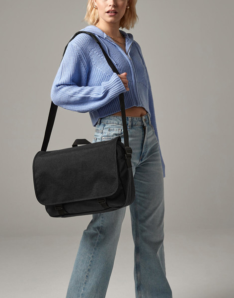 Two-Tone Digital Messenger - Grey Marl / ONE SIZE